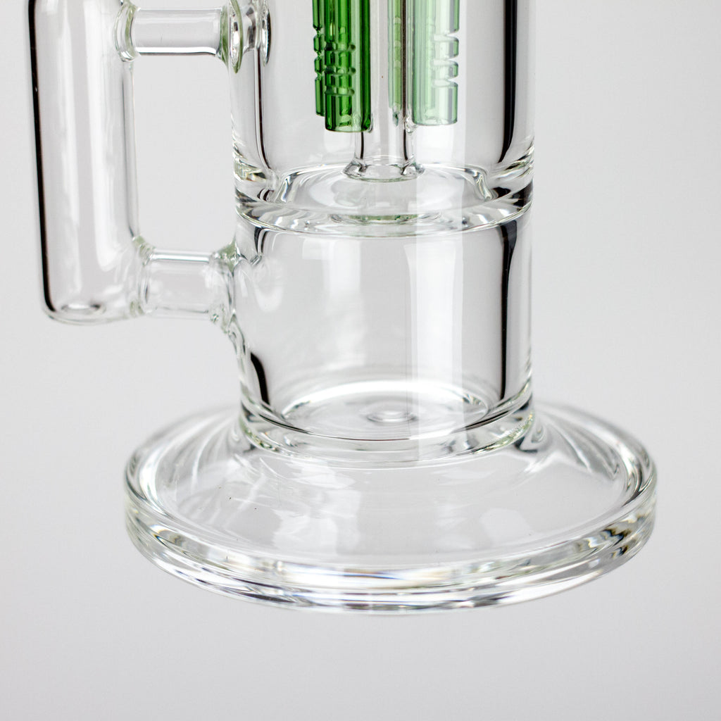 Triangle | 10" 2-in-1 Premium Glass Dab Rig with Tree Percolator