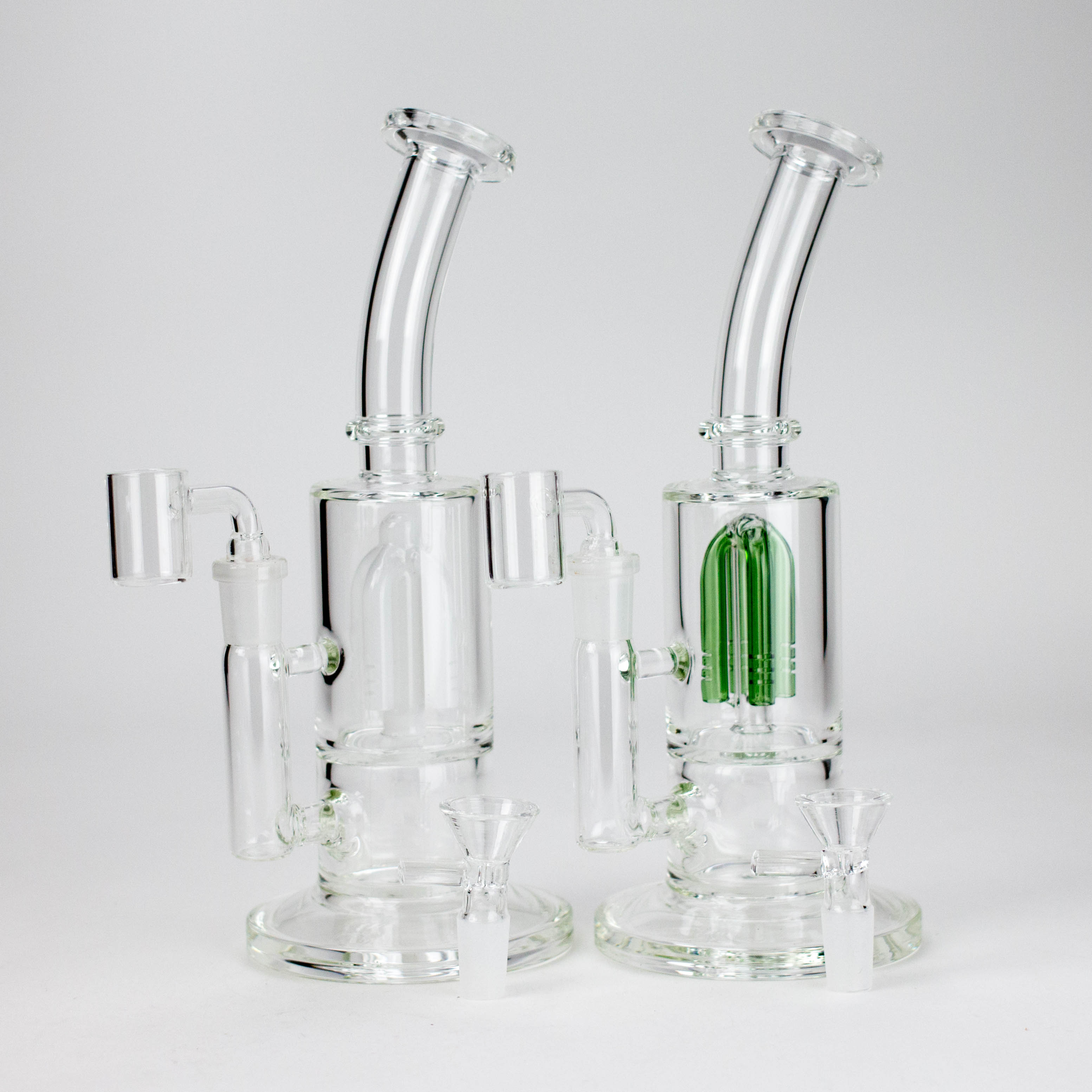 Triangle | 10" 2-in-1 Premium Glass Dab Rig with Tree Percolator