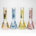 10" Ancient Art Design Glass Beaker Bong