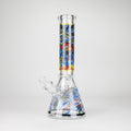 14" Eye Design 7mm Thick Heavy-Duty Glass Beaker Bong