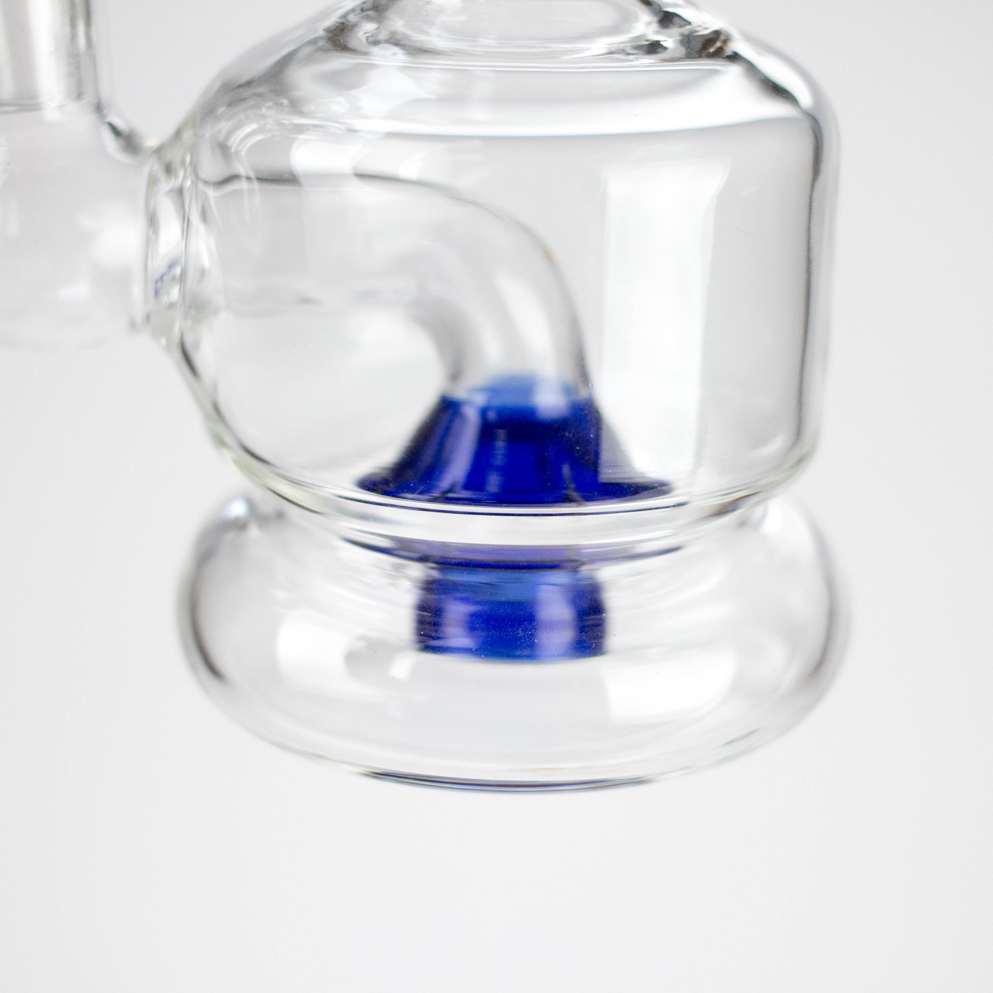 6" Assorted Design Stemless Glass Bong with 14mm Bowl Joint