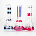 10" Assorted Design Glass Bong with 14mm Bowl Joint
