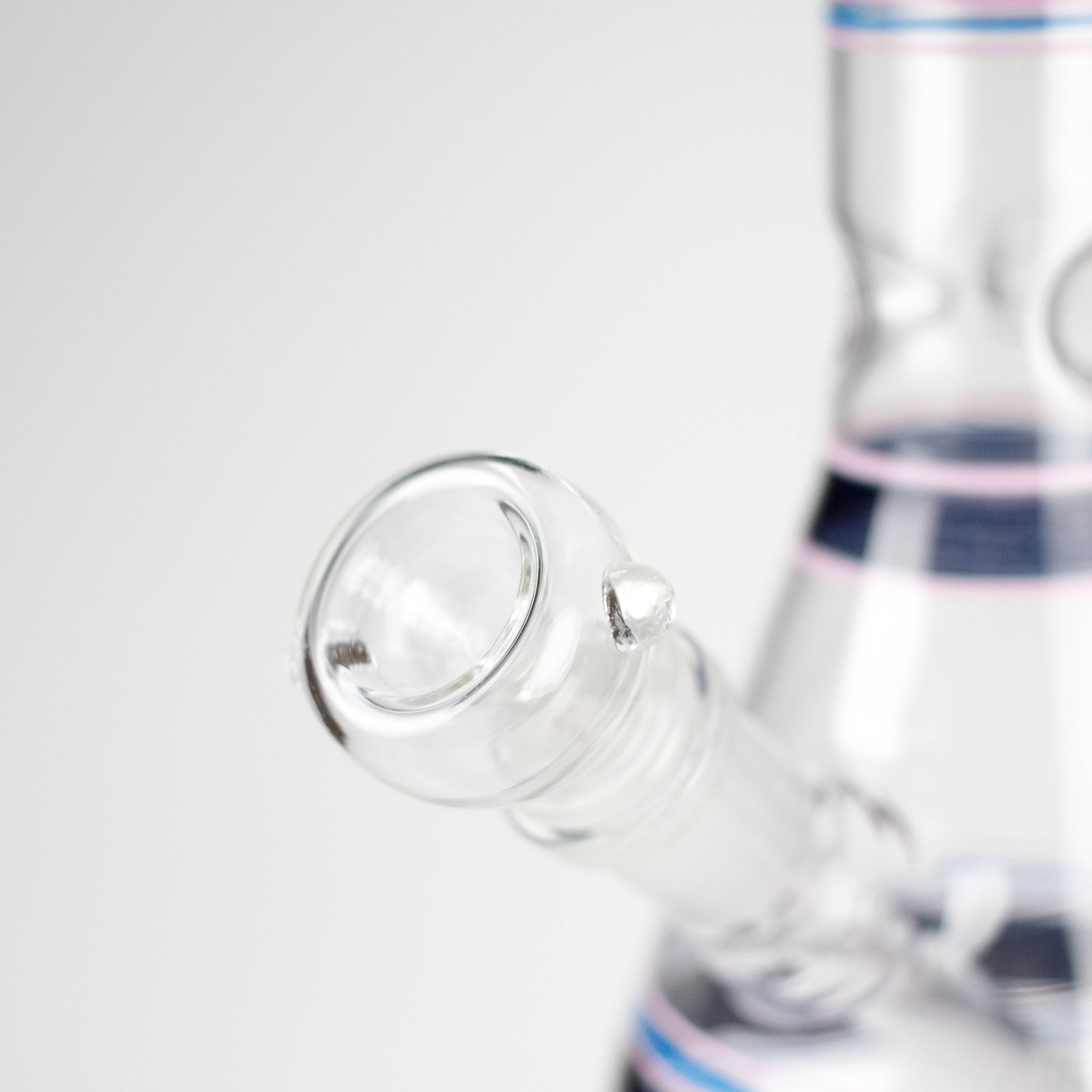 10" Assorted Design Glass Bong with 14mm Bowl Joint