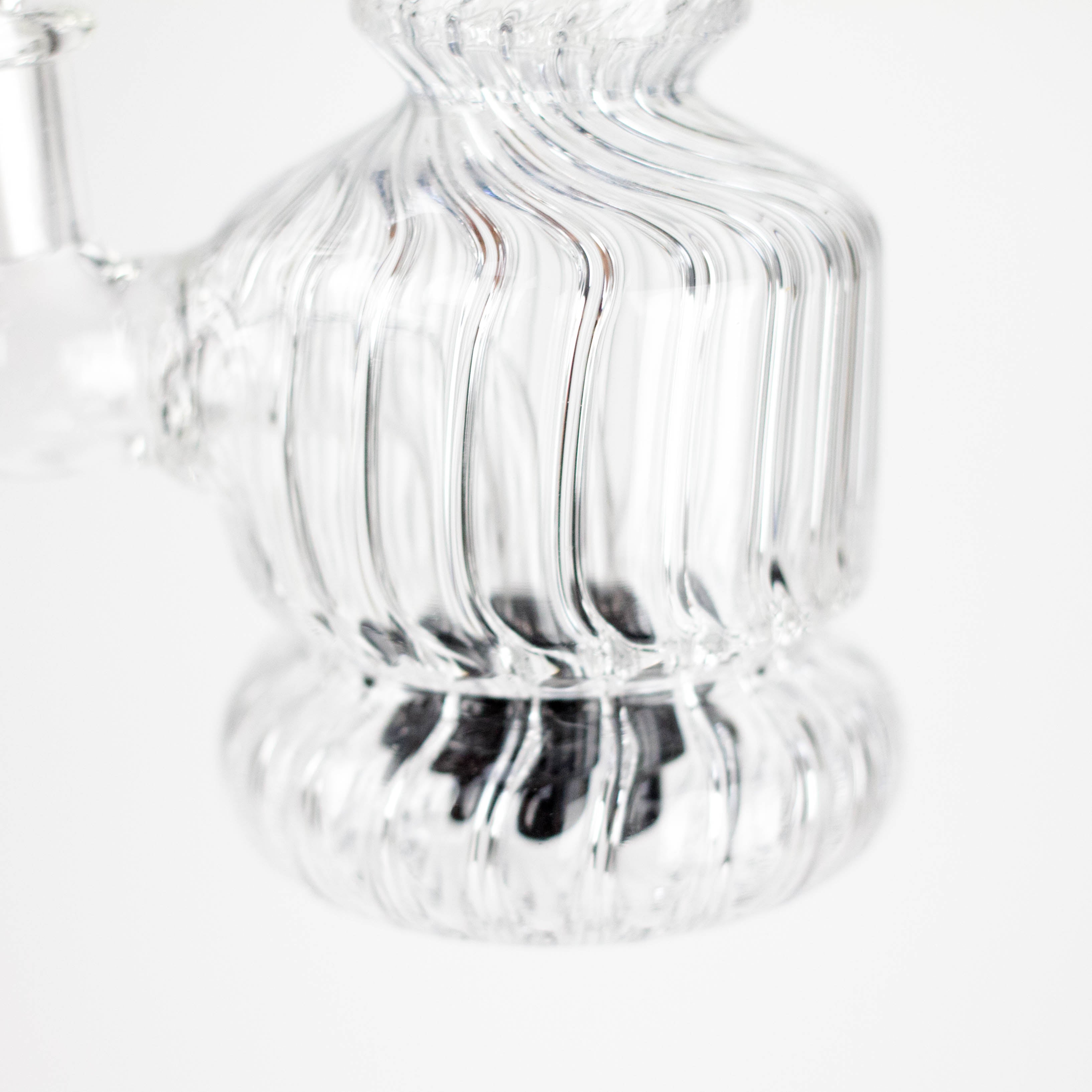 6" Assorted Design Stemless Glass Bong