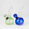 5.5" changing color glass water bong