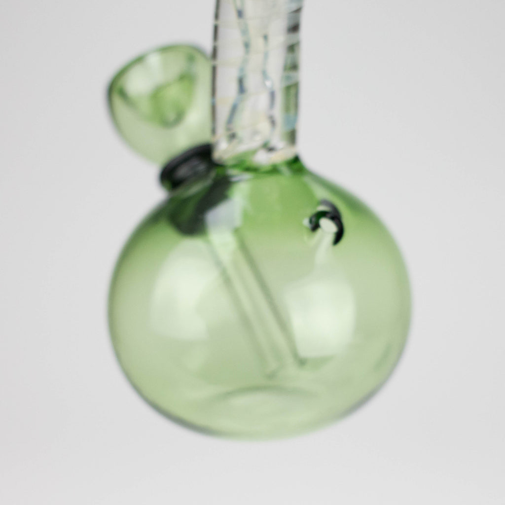 5.5" changing color glass water bong