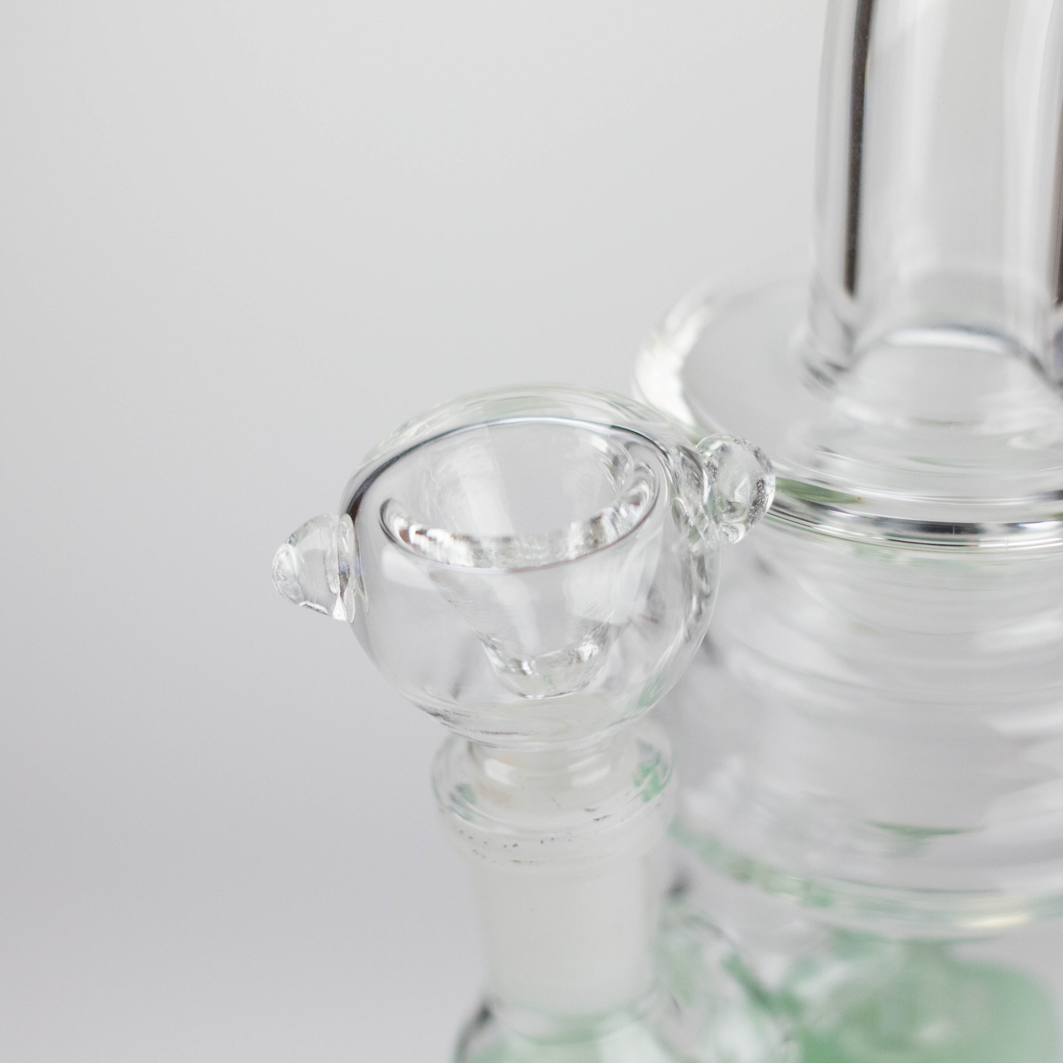 8" Assorted bent neck glass bong