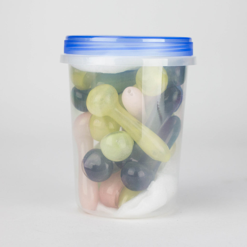 3"  Peanut Glass Pipe Jar – 20 pcs
