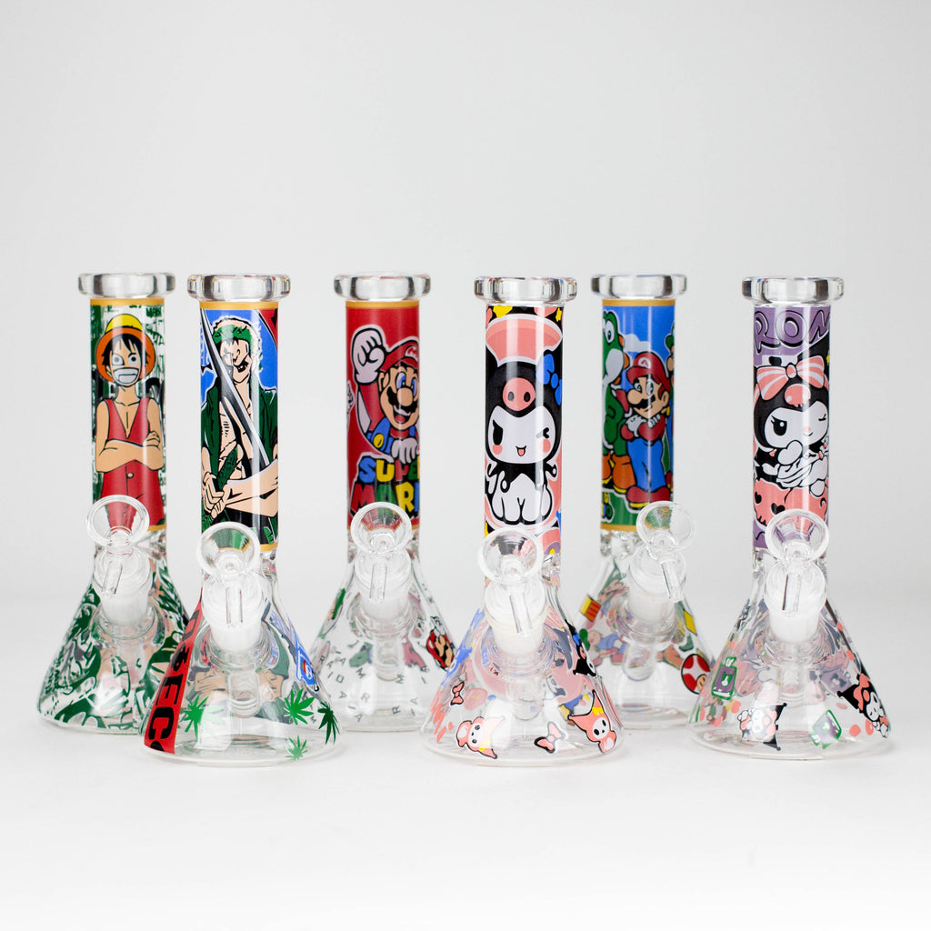 7.5" 4mm OP Design Beaker Bong [PIP881]