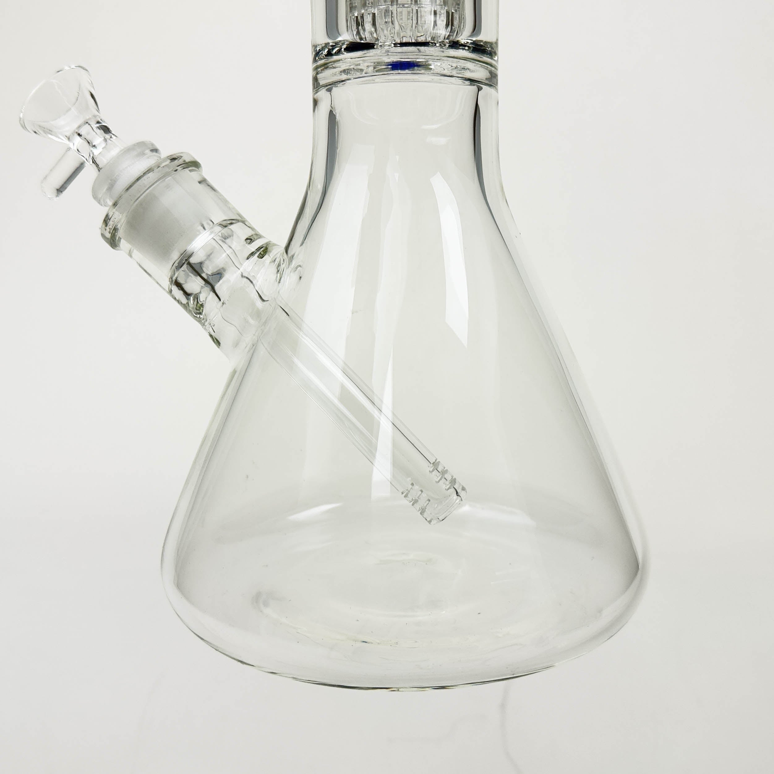 16" Color-Accented Glass Water Bong with Percolator