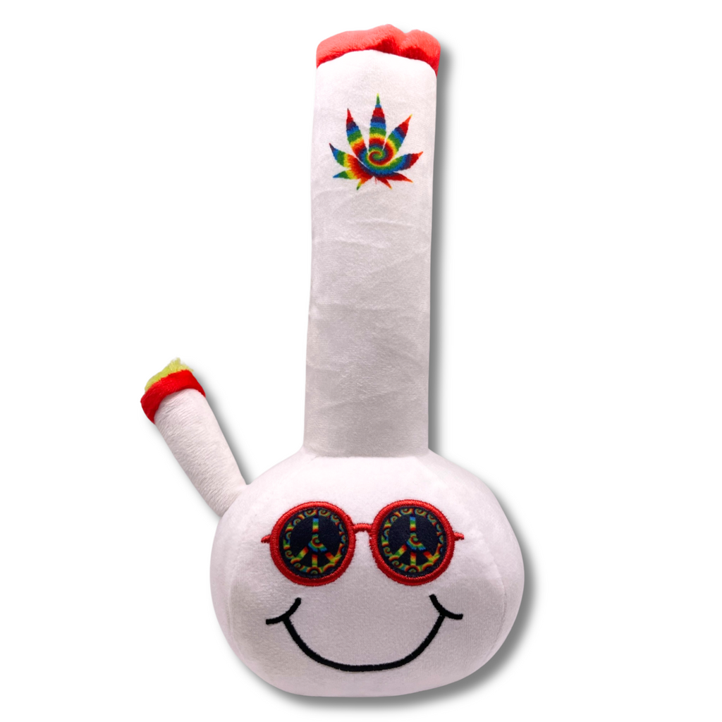 Billie Bong - Parody Plush Squeaky Dog Toy - 10"