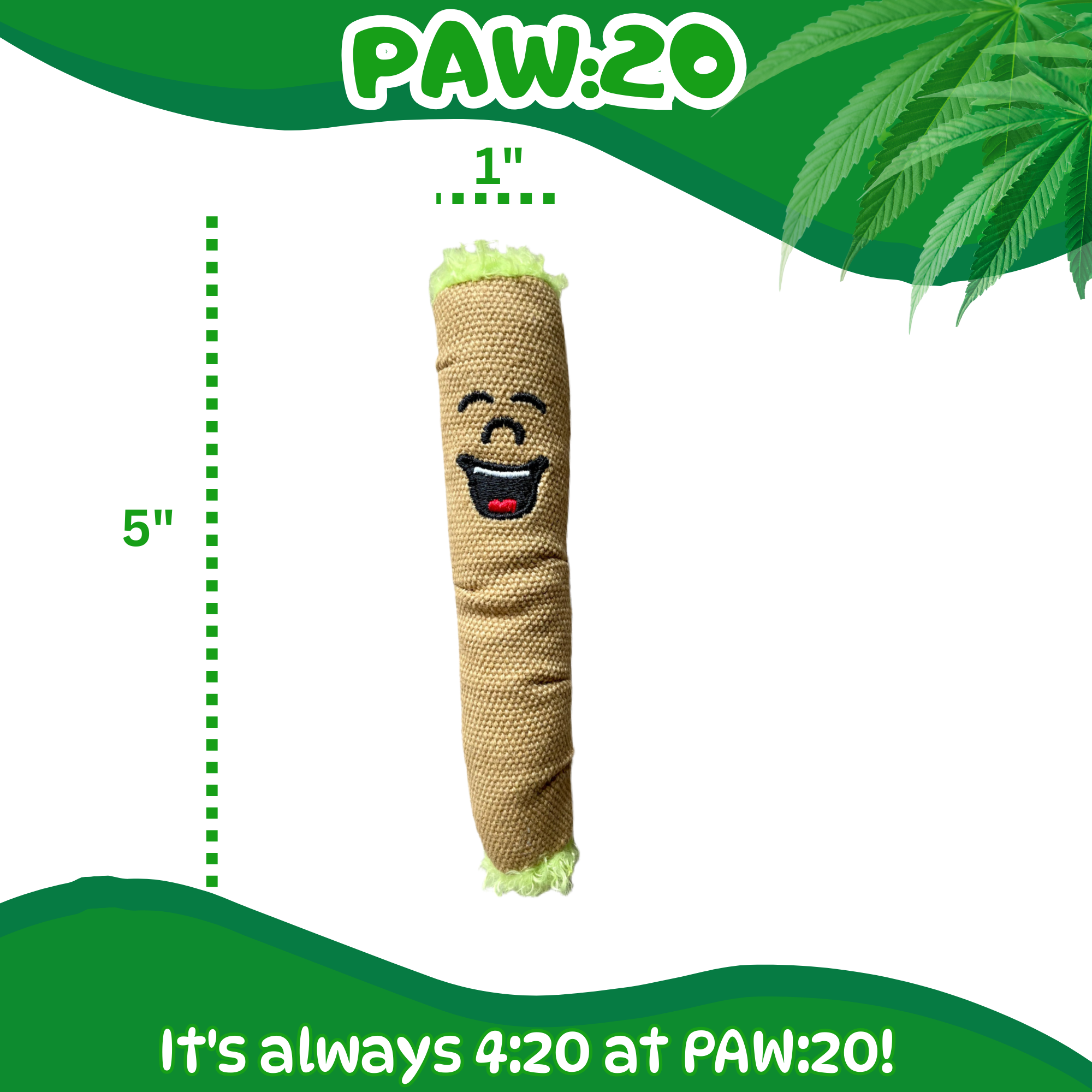 Lil' B the Blunt - Stuffed Parody Catnip Cat Toy - 5"