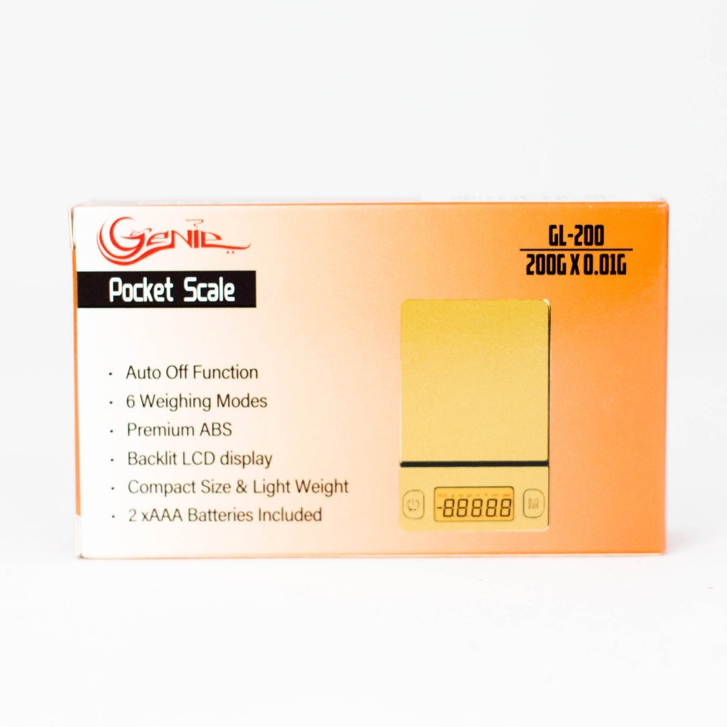 Genie | GL-200 Pocket Scale – 200g × 0.01g