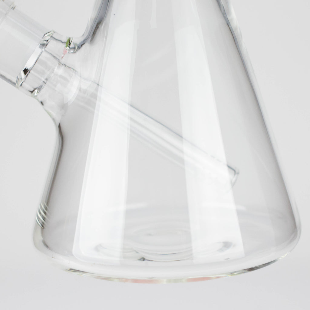 FOGGX | 14" Sandblasted Beaker Glass Water Pipe – 7mm Thick [FT292]