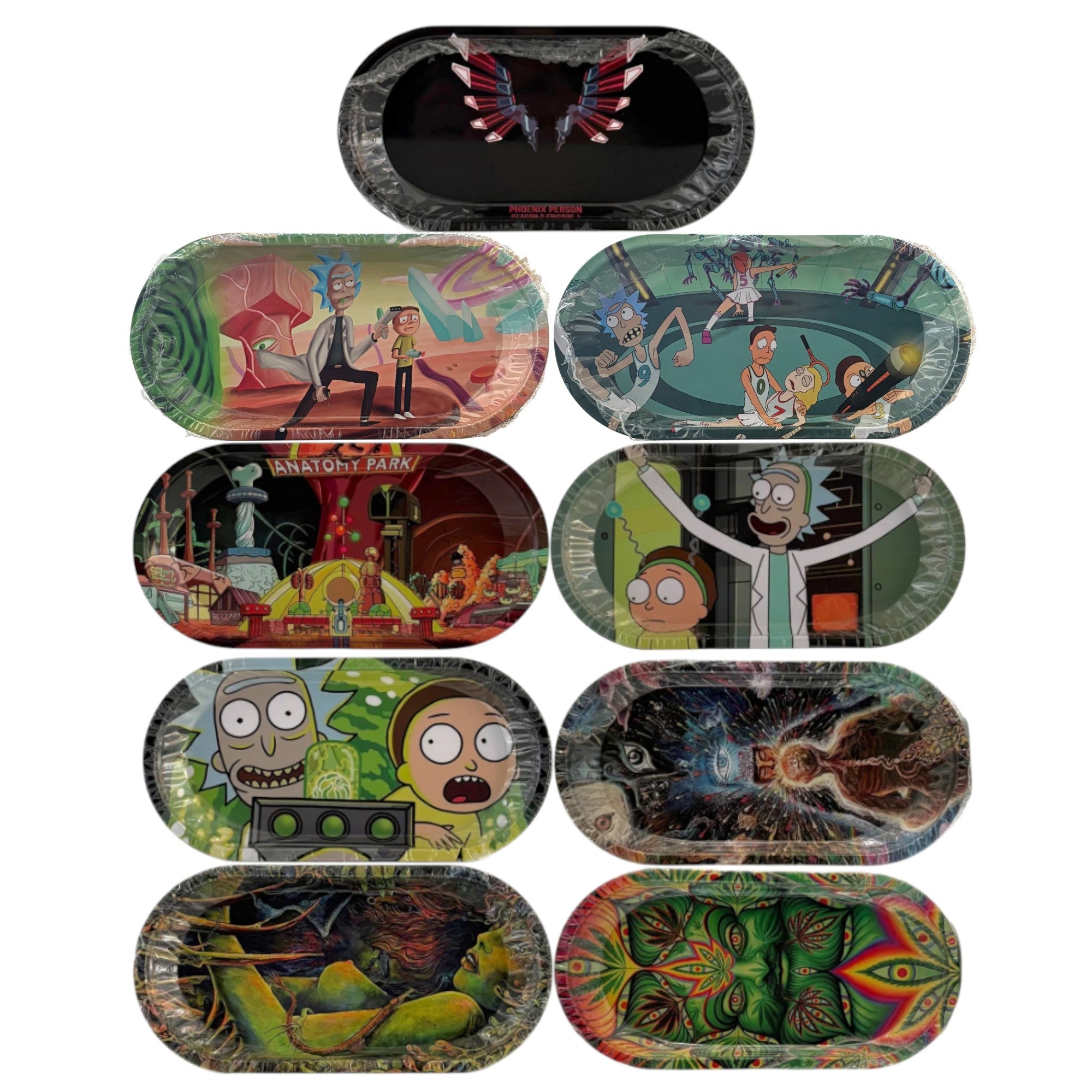 Mini Assorted Art Rolling Trays