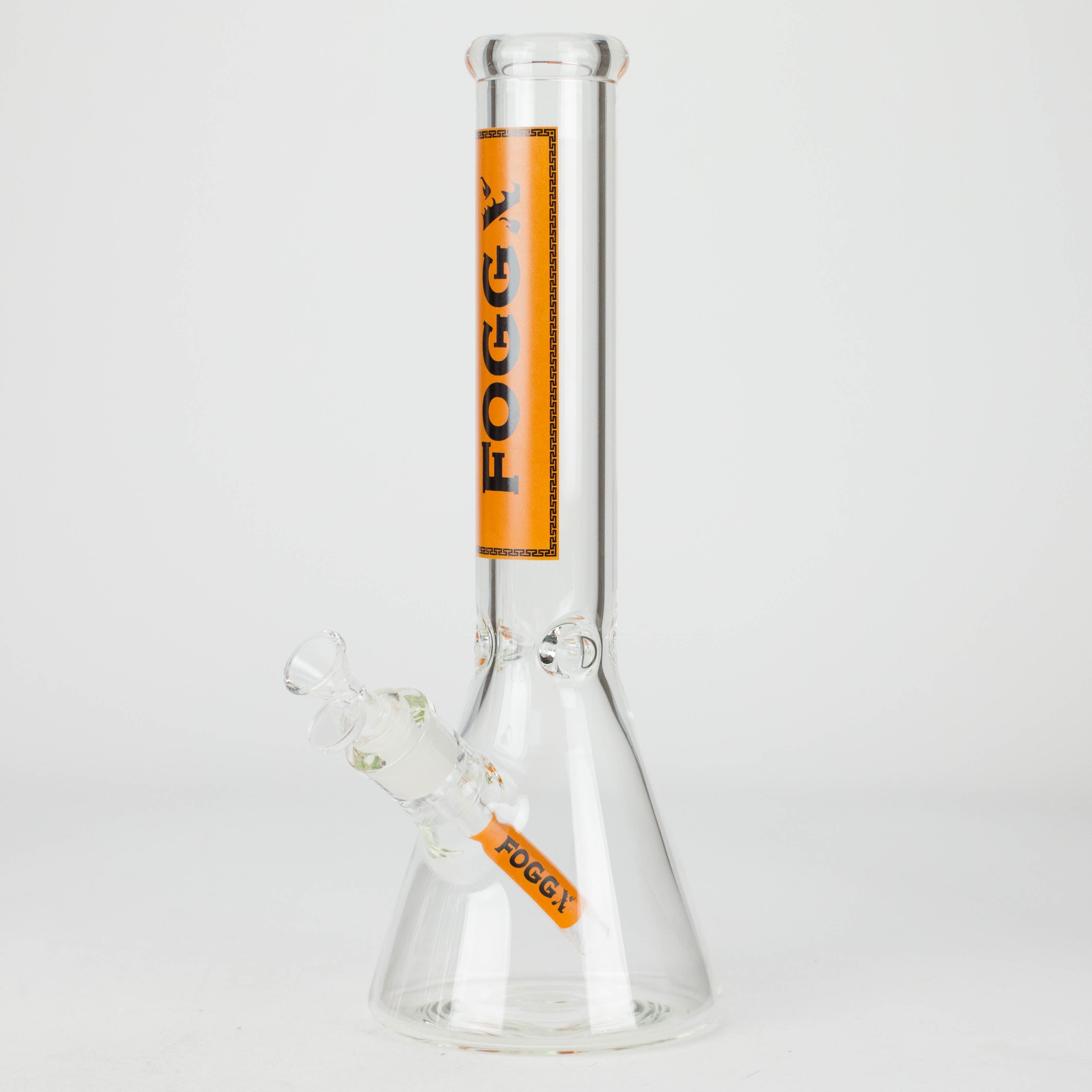 FOGGX | 14" Glass Water Pipe – 7mm Thick [FT590]