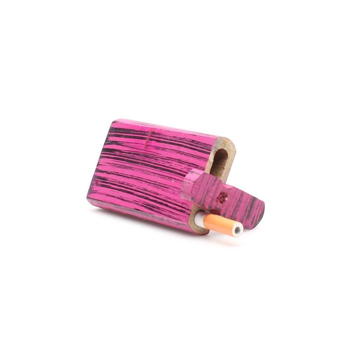 Fuchsia and Black Large 2 Tone Dugout