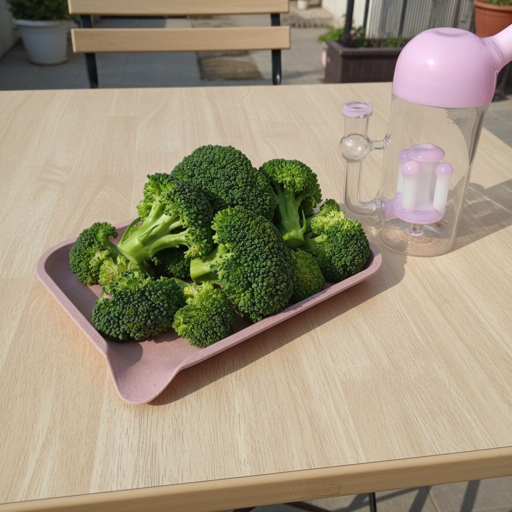 TBBC | Rose Bliss Eco Rolling Tray – Biodegradable Pulp, Sustainable & Stylish