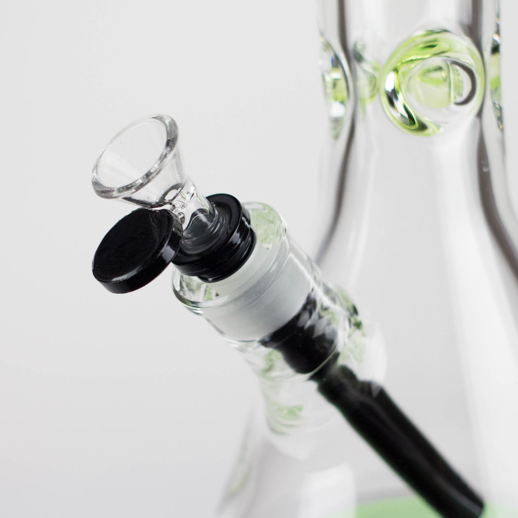 Spark  | 18" 9 mm glass water bong with thick base