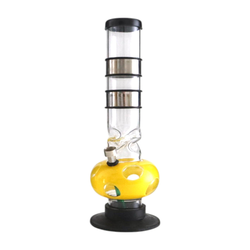12" Acrylic Waterpipe with Detachable Metal Slider- 2pcs
