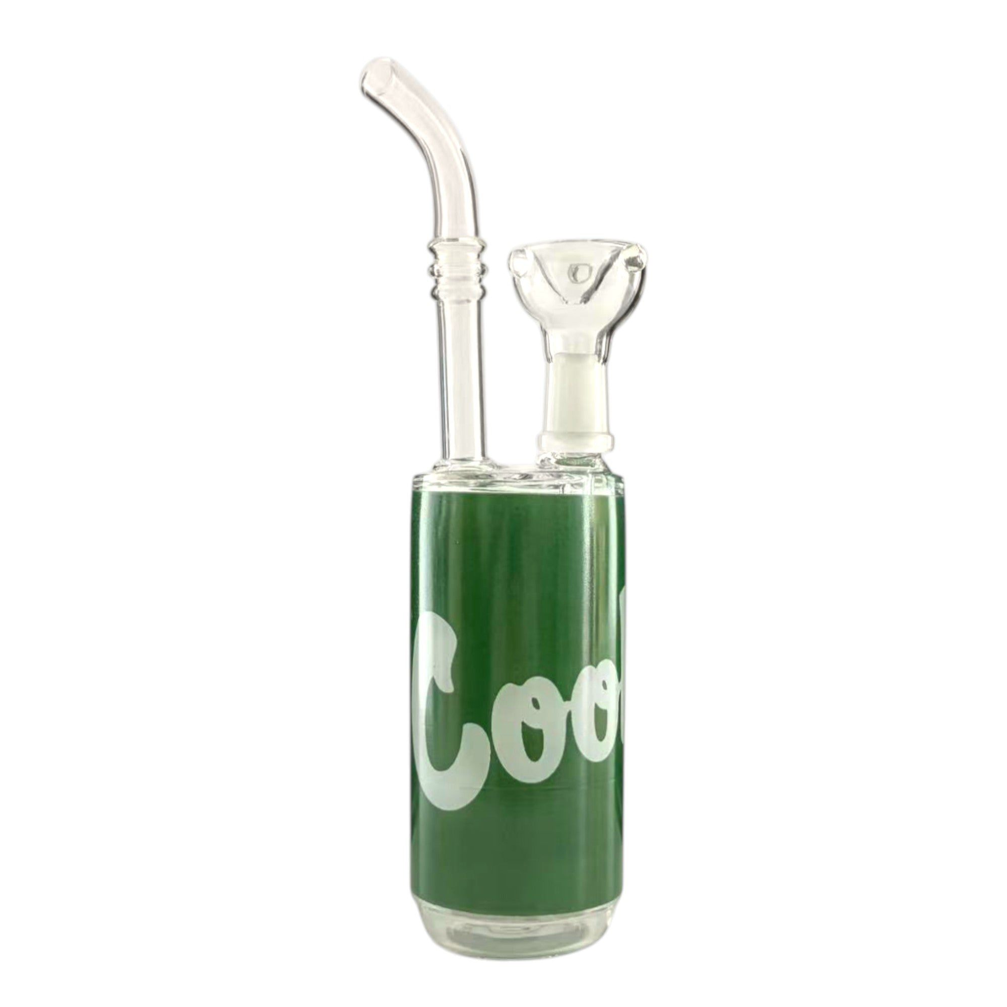 9" Mixed Glass Waterpipe with Built-In Stem – 14mm Female Bowl