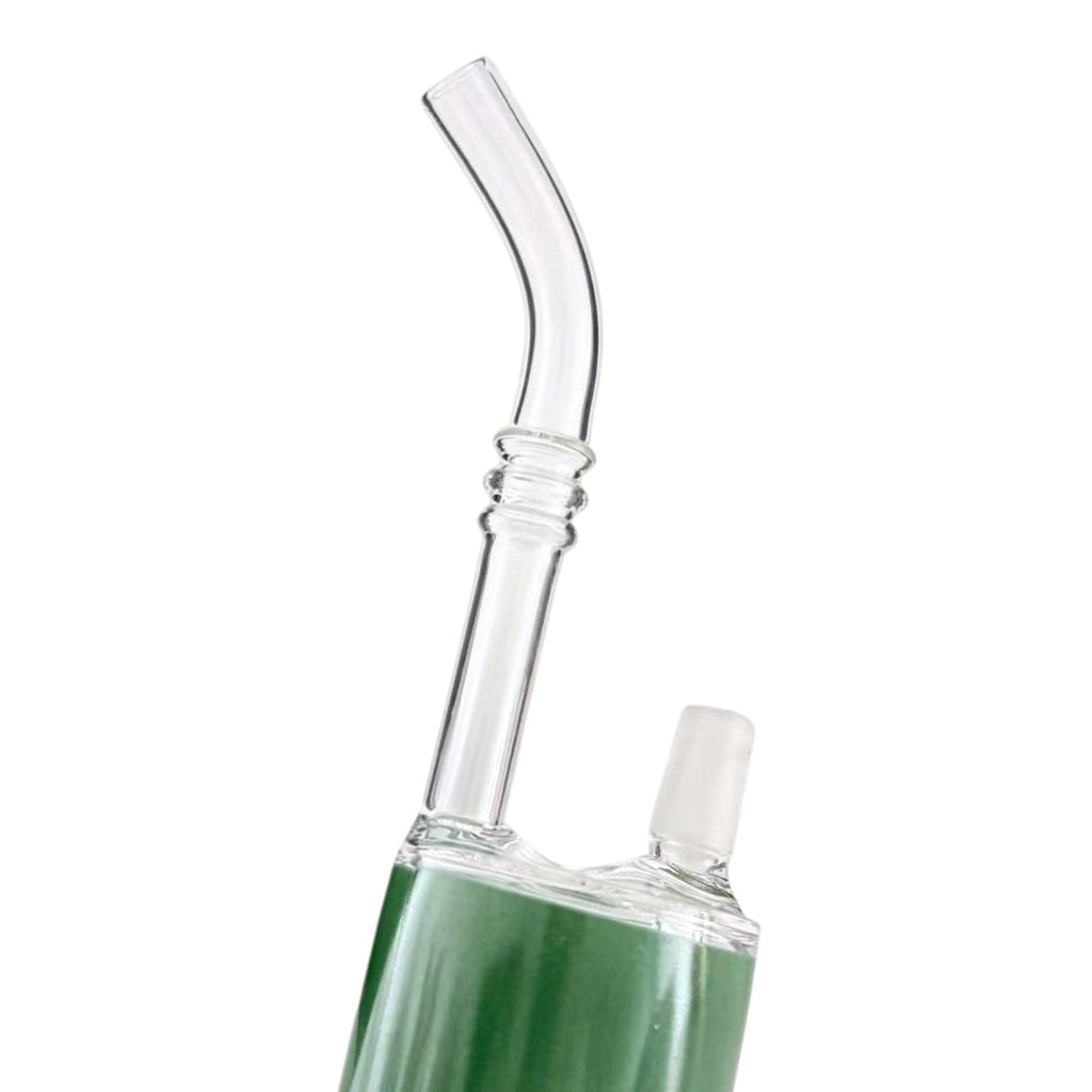 9" Mixed Glass Waterpipe with Built-In Stem – 14mm Female Bowl