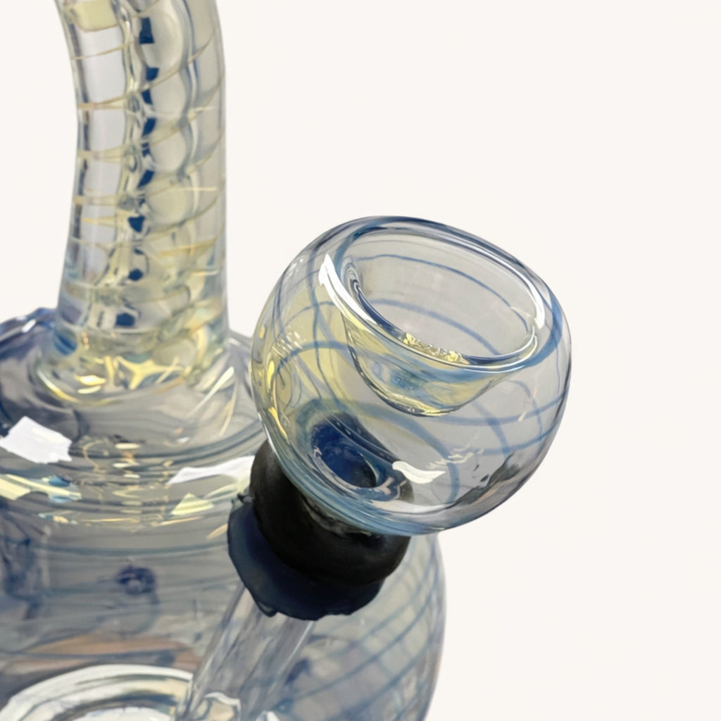5" Swirl Pattern Mini Glass Bong