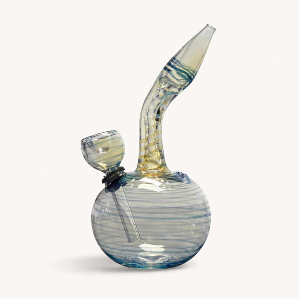 5" Swirl Pattern Mini Glass Bong