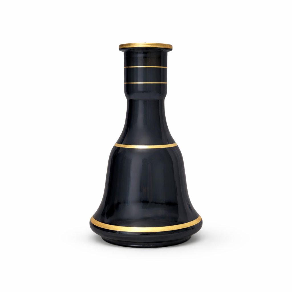 18" Dual Hose Hookah Set Black