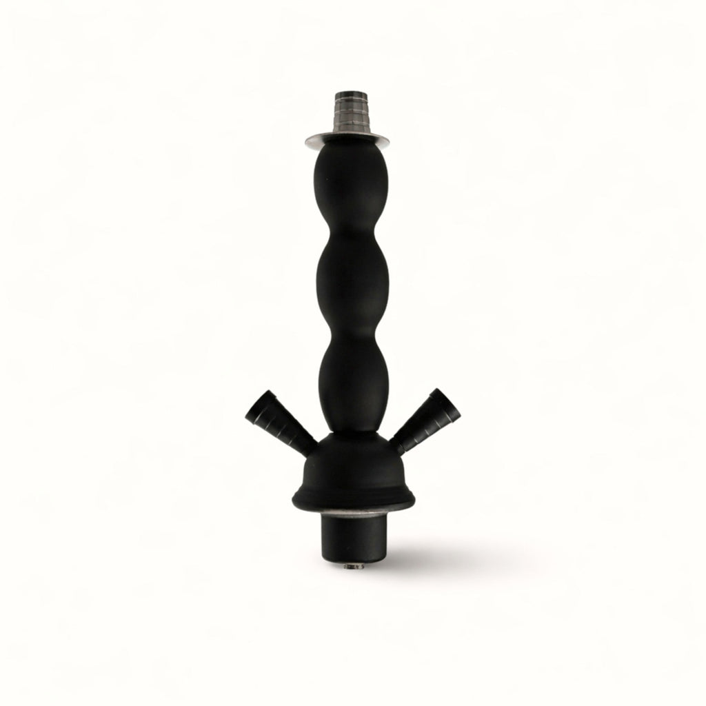 18" Dual-Hose Iridescent Glass Hookah