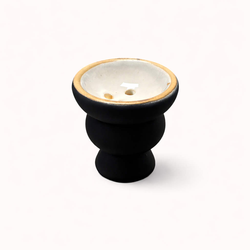 10" Mini Glass Hookah Set - Black