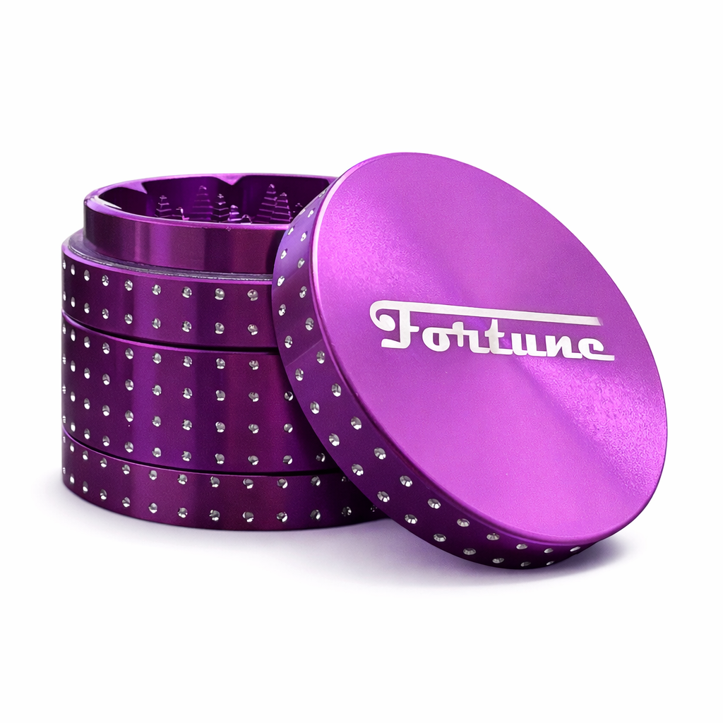 Fortune | 4-Part Aluminum Grinder – 62mm x 48mm