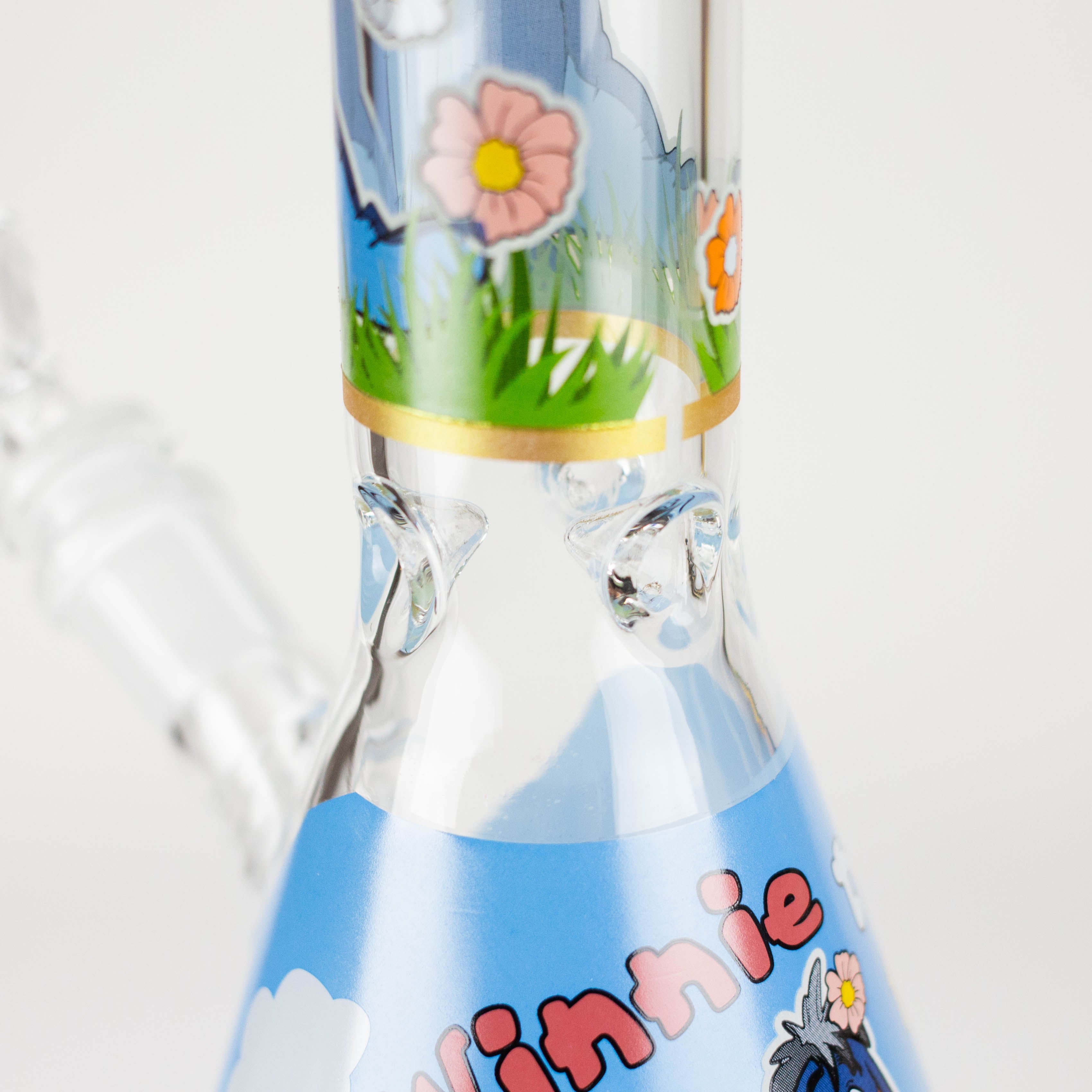 10" Cute Animals Design Glass Beaker Bong