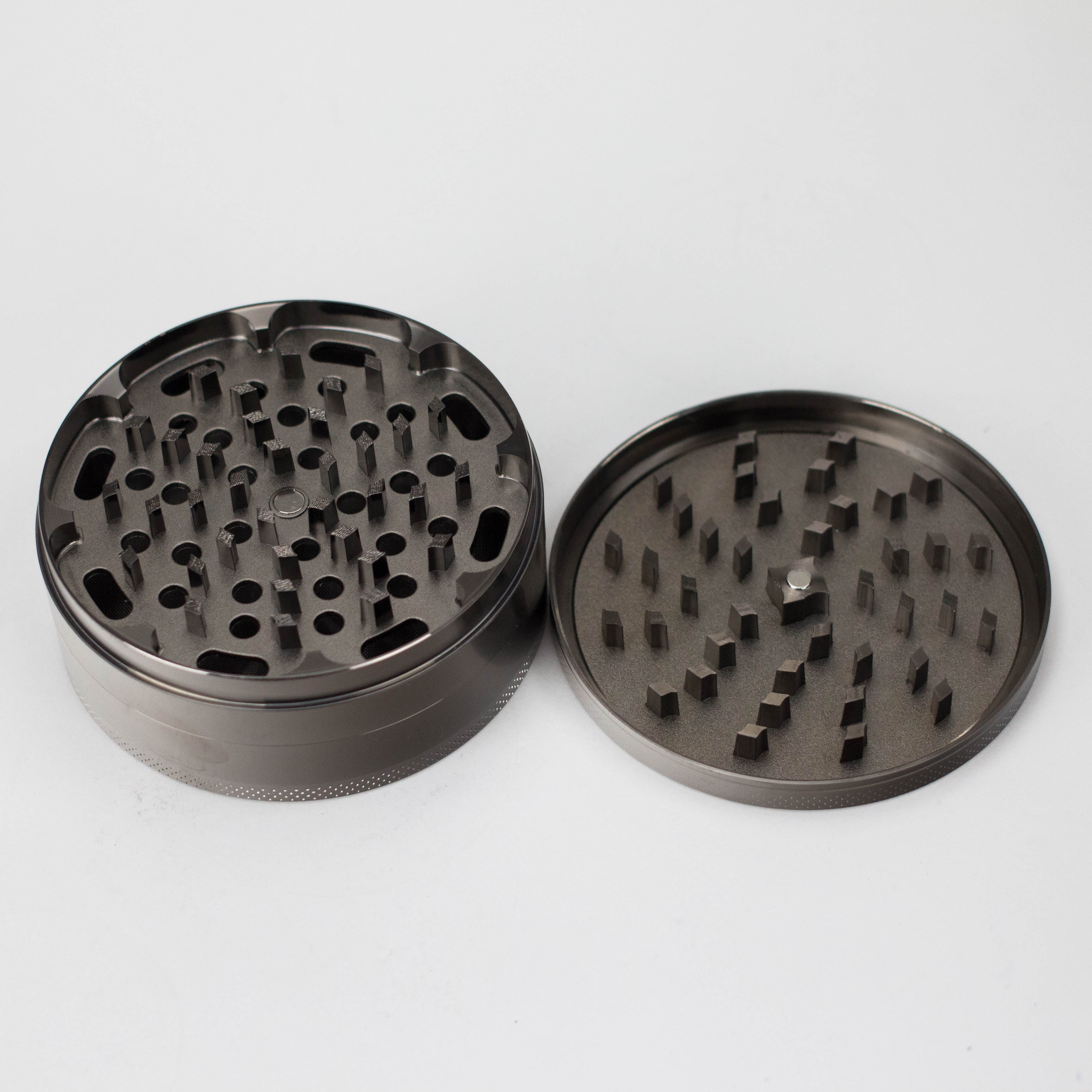 Zinc Gun Metal HIT Grinder 100mm 4pts