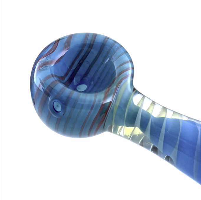 3" Glass Hand Pipe – Assorted Colors-2CT