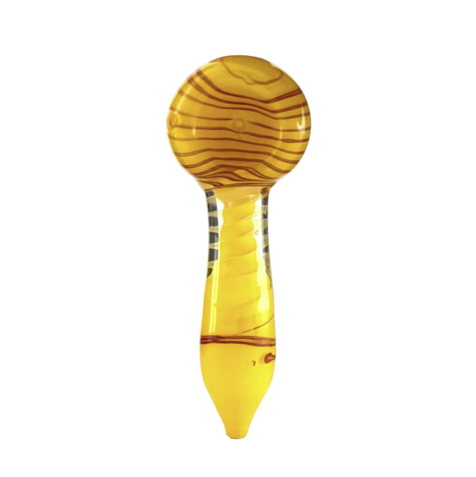 3" Glass Hand Pipe – Assorted Colors-2CT