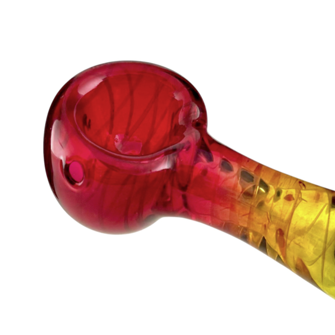 3" Rasta Glass Pipe-2CT