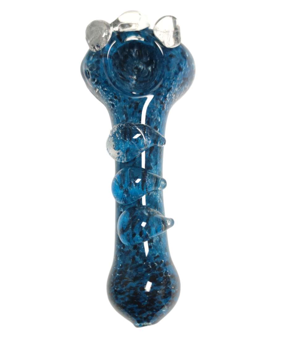 5" Heavy-Duty Glass Hand Pipe – Assorted Colors-2CT