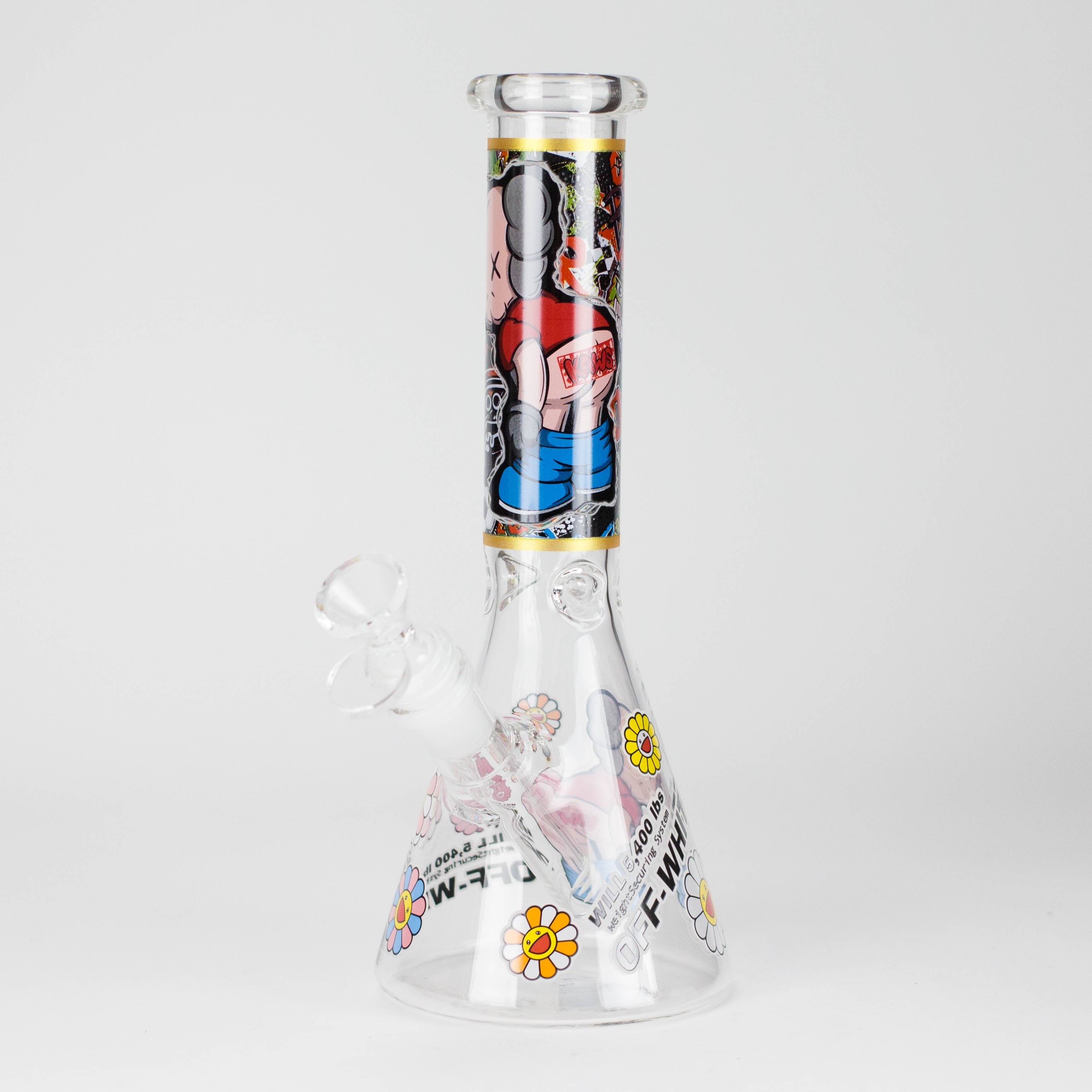 10" Companion Design Glass Beaker Bong