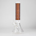 14" Glass Bong with Mosaic Art Design - 7mm Thick