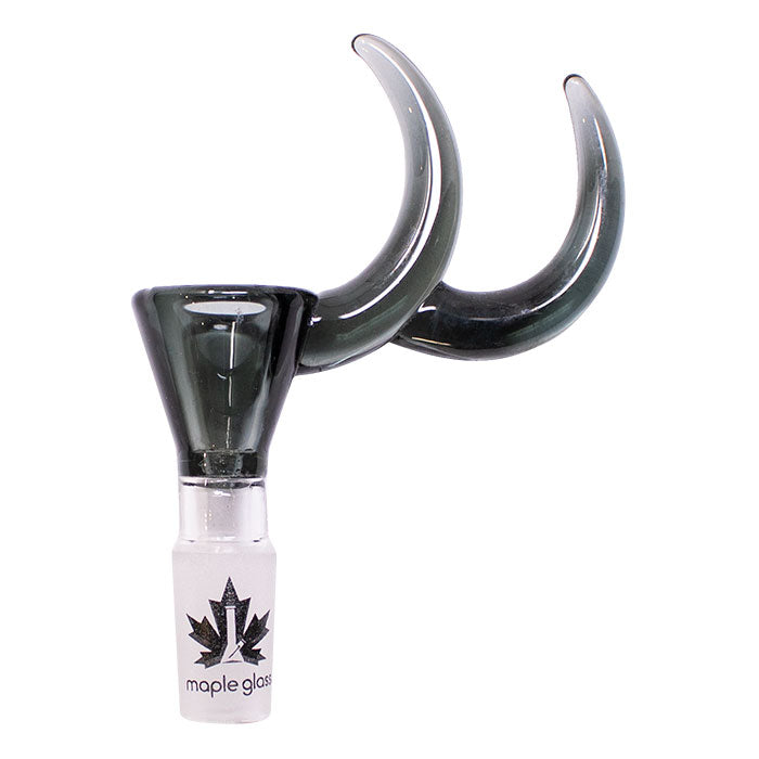 Maple Glass | Double Dizzy Horn Bowl 14mm