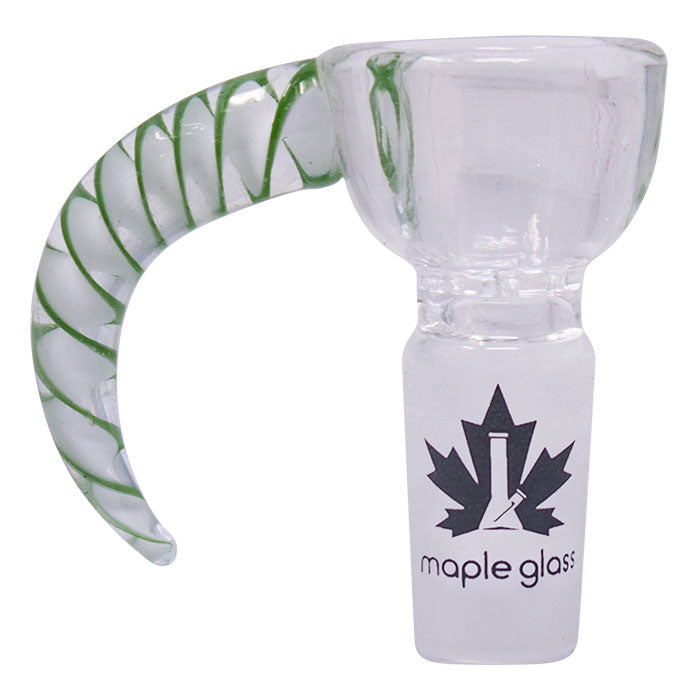 Maple Glass | Wave Horn  Bowl 14mm