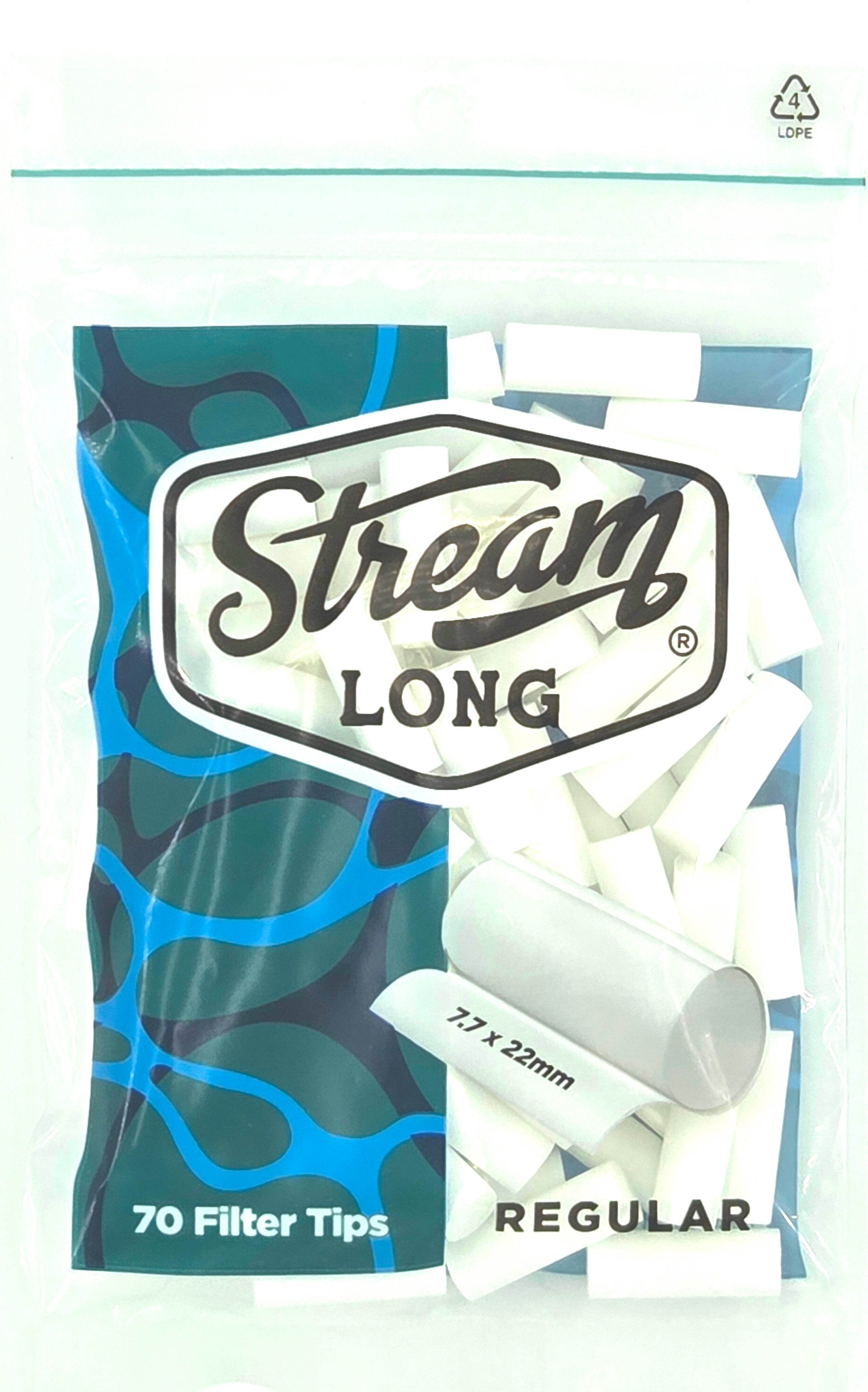 STREAM | Regular Long RYO Filters Display Carton - 10 Bags (Non-Flavored Type)