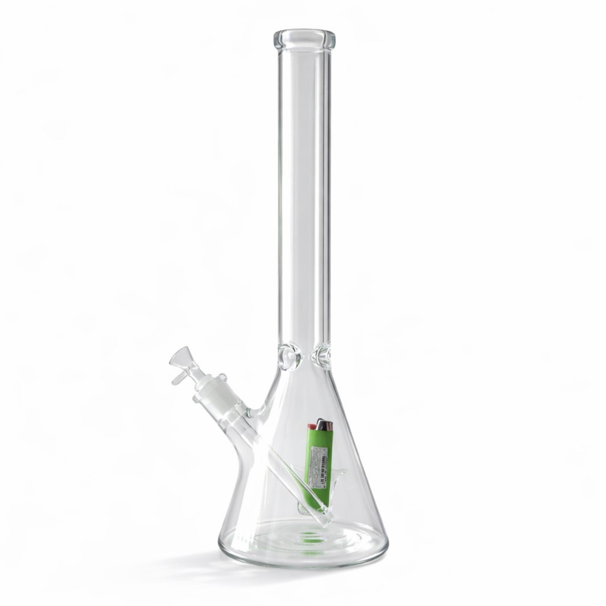 Fortune | 18" Beaker Bong – 7mm w/ Lighter Holder