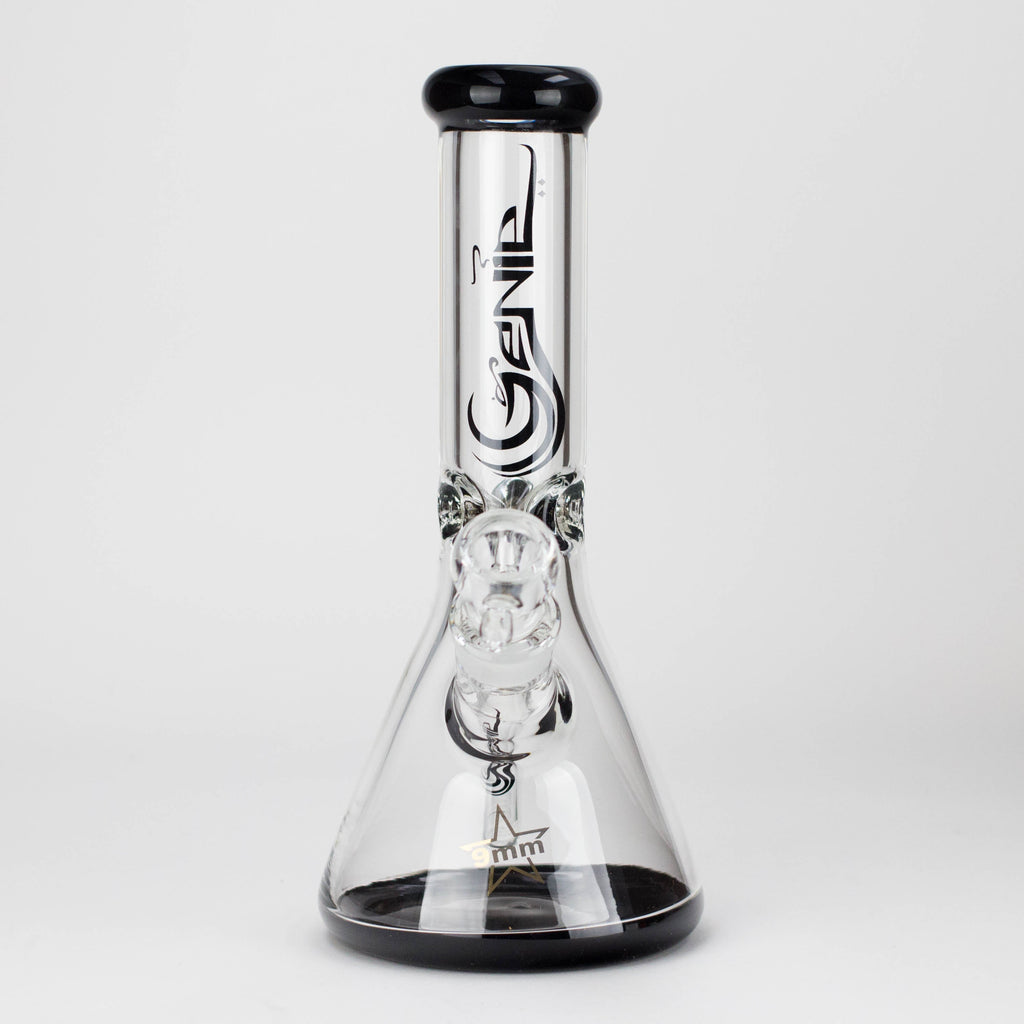 Genie | 12" Classic Beaker Bong – 9 mm Thick Clear Glass ( F7-001 )