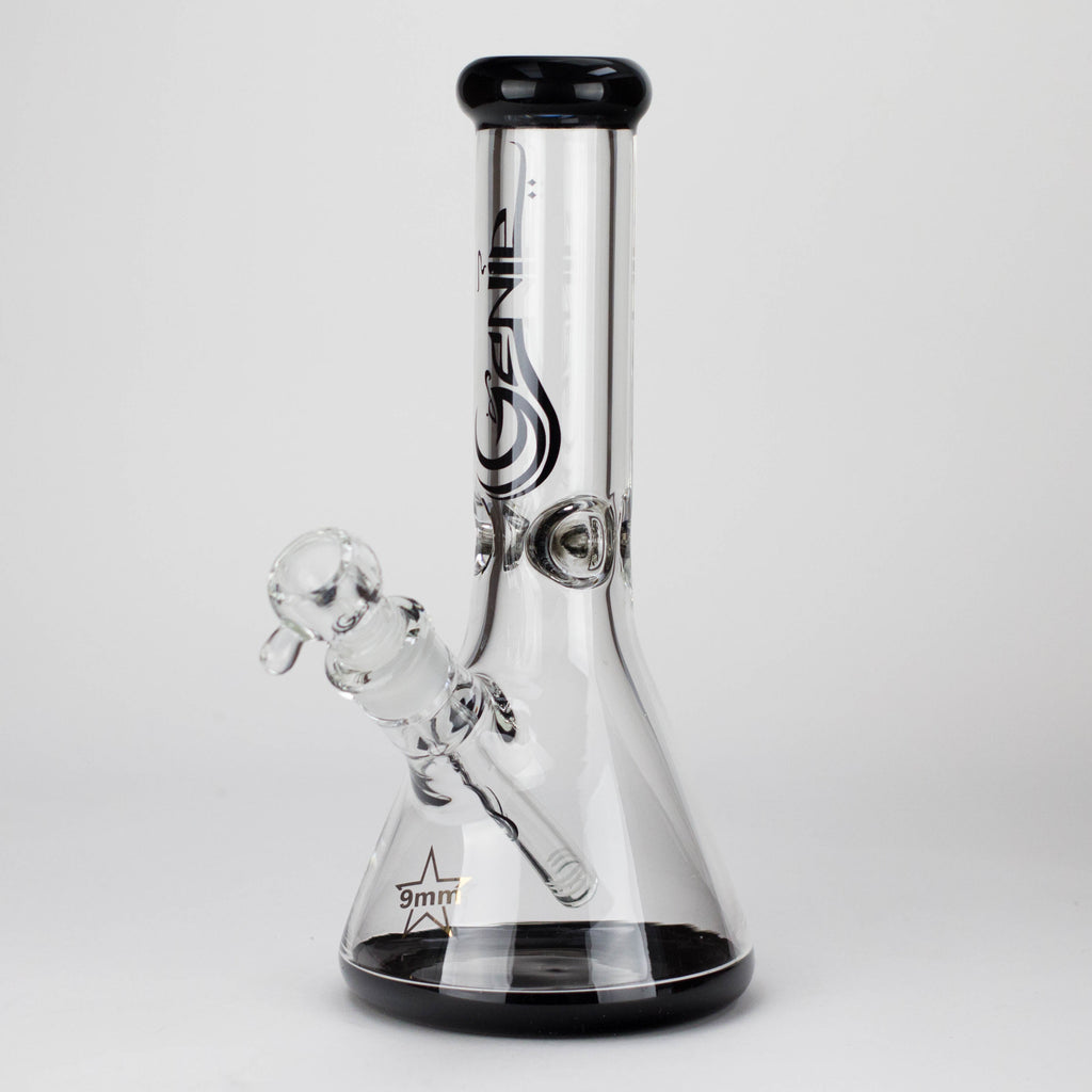 Genie | 12" Classic Beaker Bong – 9 mm Thick Clear Glass ( F7-001 )