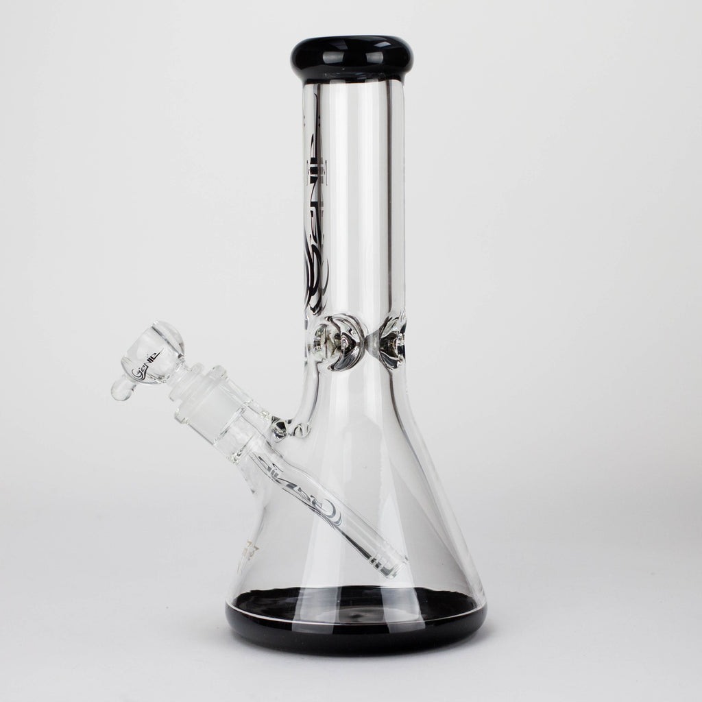 Genie | 12" Classic Beaker Bong – 9 mm Thick Clear Glass ( F7-001 )