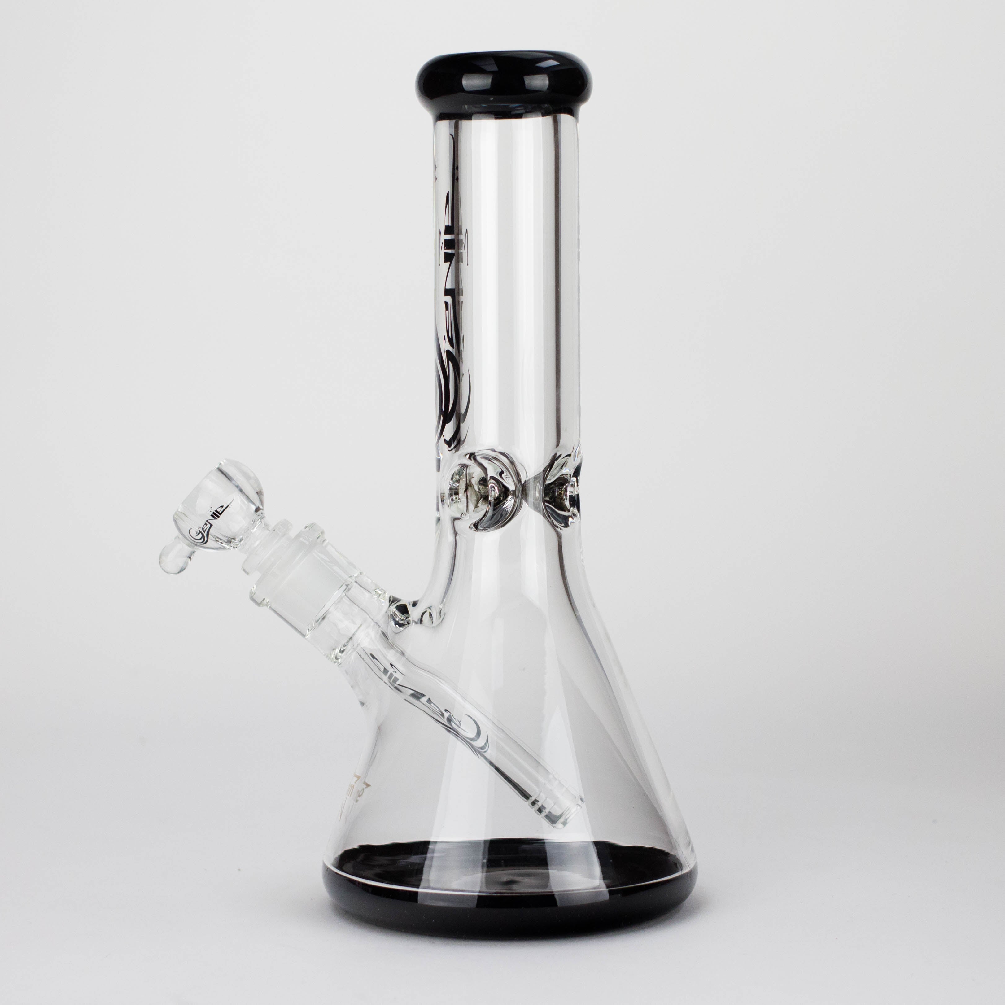 Genie | 12" Classic Beaker Bong – 9 mm Thick Clear Glass ( F7-001 )