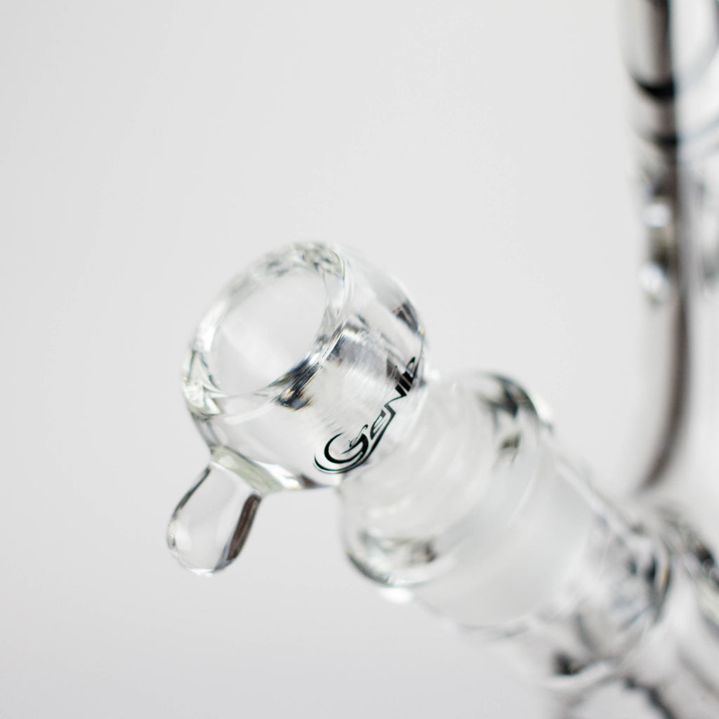 Genie | 12" Classic Beaker Bong – 9 mm Thick Clear Glass ( F7-001 )