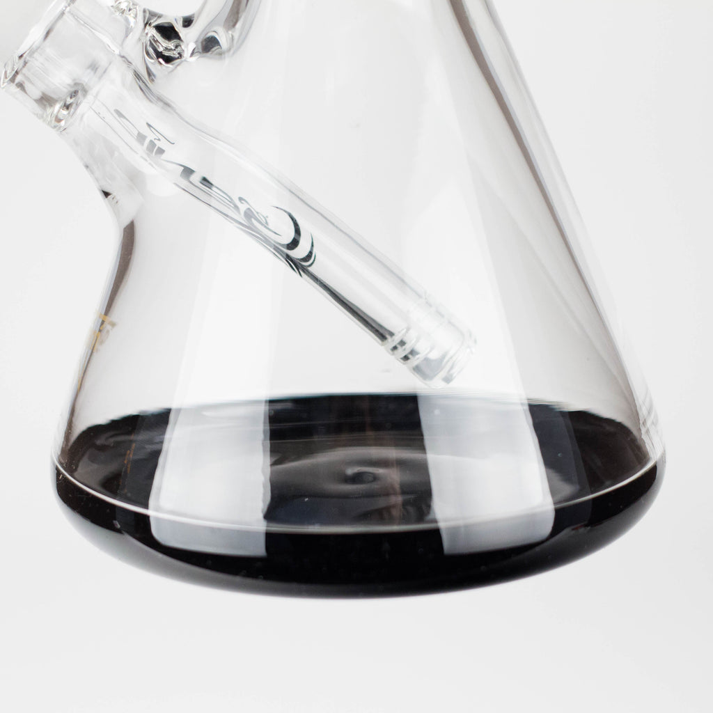 Genie | 12" Classic Beaker Bong – 9 mm Thick Clear Glass ( F7-001 )